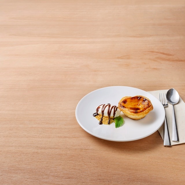 Pastel de Nata com Gelado